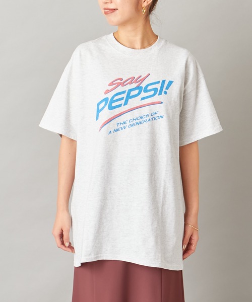 Omekashi(オメカシ)の「PEPSI Tシャツ(Tシャツ/カットソー・レディース・ライトグレー・FREE)」の13枚目の写真