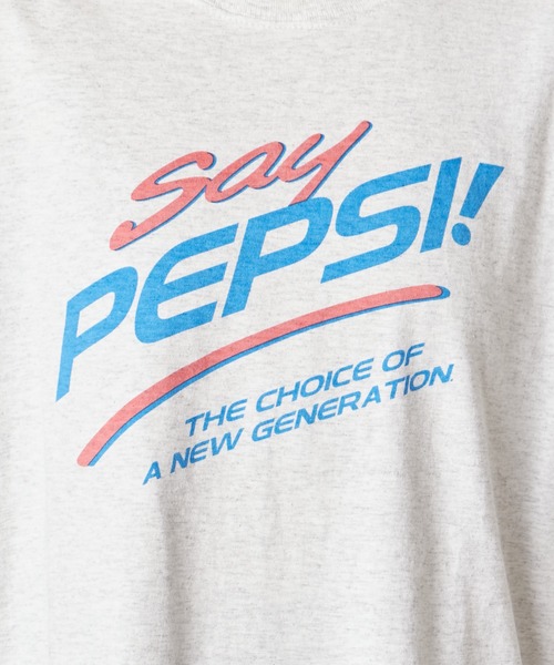 Omekashi(オメカシ)の「PEPSI Tシャツ(Tシャツ/カットソー・レディース・ライトグレー・FREE)」の8枚目の写真