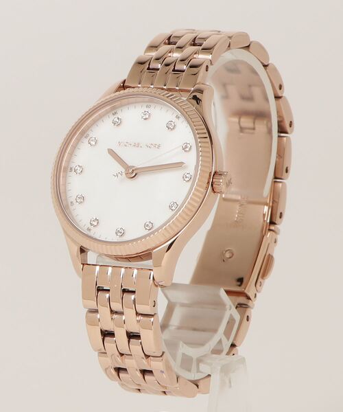 MICHAEL KORS(マイケルコース)の「LEXINGTON MK1025(アナログ腕時計・レディース・ピンクゴールド・FREE)」の6枚目の写真