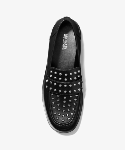 MICHAEL MICHAEL KORS スタッズ ヒール ローファー MICHAEL KORS（マイケルコース）の「HOLLAND ローファー