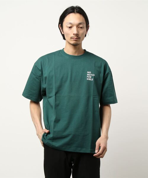 BACK NUMBER（バックナンバー）の「【BACK NUMBER】イラストプリントTシャツ(ISAYAMAX)（Tシャツ/カットソー・メンズ・ベージュ/ブラック/ホワイト/ピンク/グリーン/グレー・L/M/XL）」の19枚目の写真