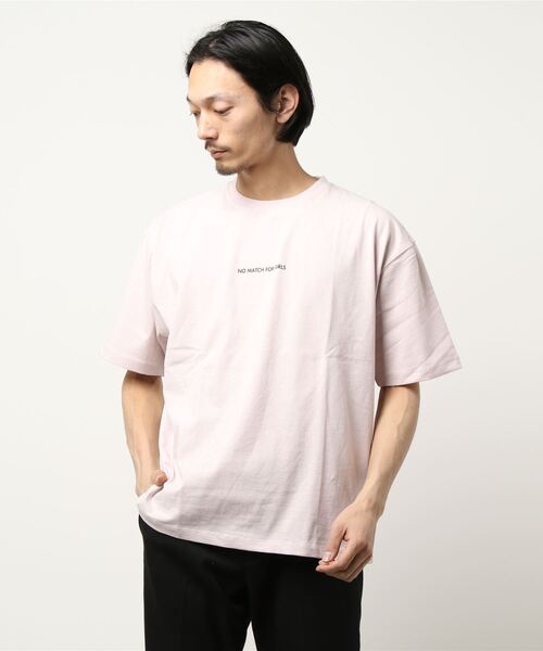 BACK NUMBER（バックナンバー）の「【BACK NUMBER】イラストプリントTシャツ(ISAYAMAX)（Tシャツ/カットソー・メンズ・ベージュ/ブラック/ホワイト/ピンク/グリーン/グレー・L/M/XL）」の18枚目の写真