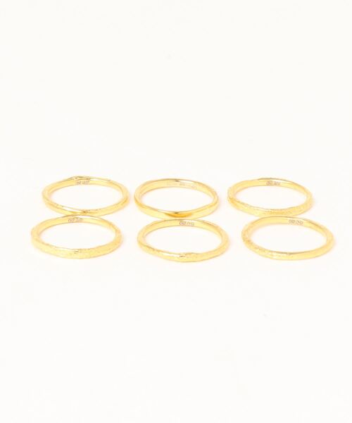 IOSSELLIANI（イオッセリアーニ）の「Iosselliani/CLASSIC COLLECTION Sabbia 6連リング（リング・レディース・ゴールド・7/6/8/4/5）」の4枚目の写真