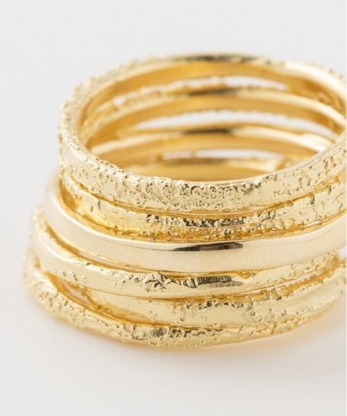 IOSSELLIANI（イオッセリアーニ）の「Iosselliani/CLASSIC COLLECTION Sabbia 6連リング（リング・レディース・ゴールド・7/6/8/4/5）」の5枚目の写真