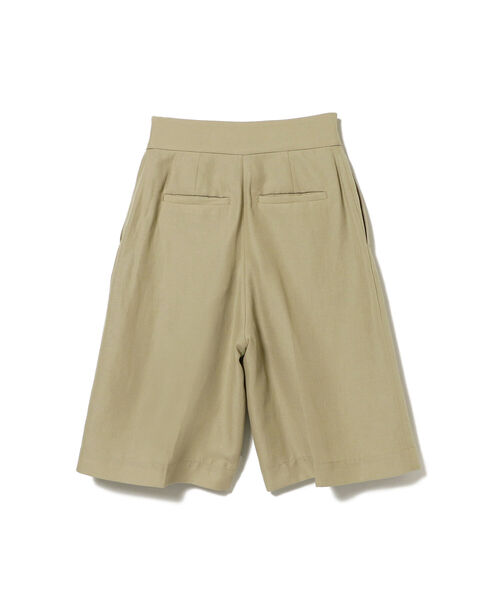 Ray BEAMS(レイビームス)の「Ray BEAMS / 1タック ワイド ハーフパンツ(その他パンツ・レディース・ベージュ/ダークブラウン・0/1)」の13枚目の写真