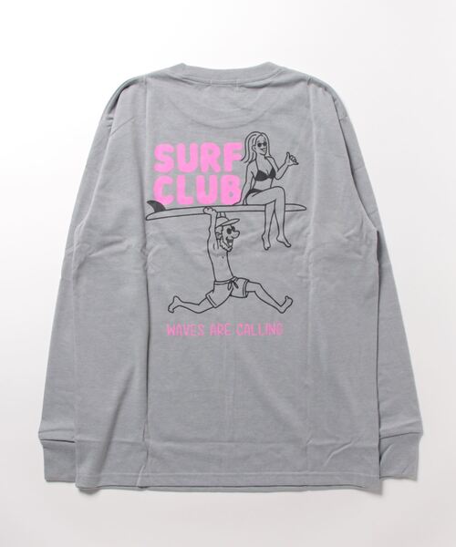 B.I.D.（ビーアイディー）の「《RDS》サーフデザインバックプリントT（Tシャツ/カットソー・レディース・グレー/ブラック/ホワイト・MEDIUM/LARGE）」の4枚目の写真