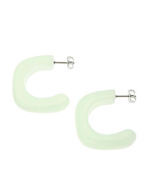 AMERICAN HOLIC（アメリカンホリック）の「C型アクリルピアス（ピアス（両耳用）・レディース・ブラウン/ミント/ライトパープル・FREE）」の7枚目の写真