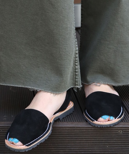 ROOPTOKYO（ループトウキョウ）の「SLADAN/スラダン SUEDE SANDALS スエード レザー サンダル フラットサンダル（サンダル・メンズ・ブラック/ベージュ/ブラウン・36/37）」の17枚目の写真