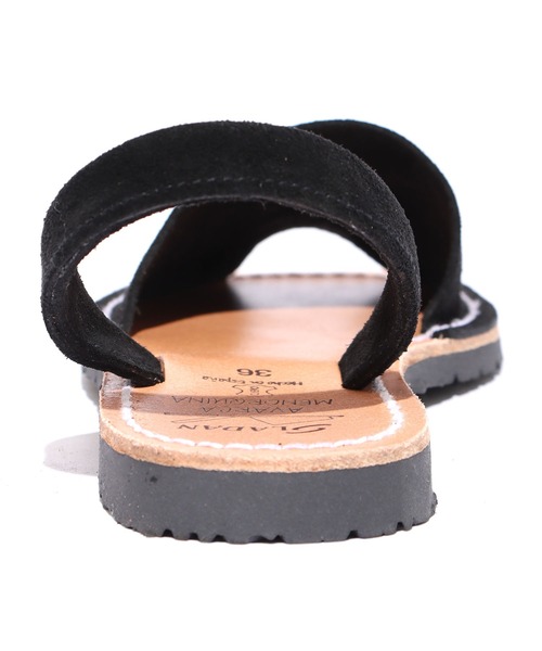 ROOPTOKYO（ループトウキョウ）の「SLADAN/スラダン SUEDE SANDALS スエード レザー サンダル フラットサンダル（サンダル・メンズ・ブラック/ベージュ/ブラウン・36/37）」の6枚目の写真