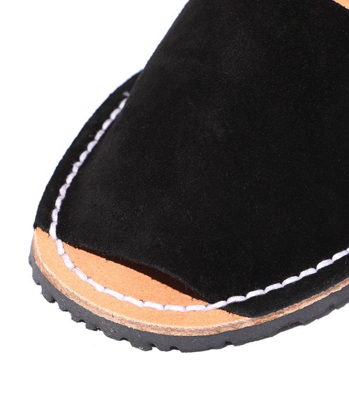 ROOPTOKYO（ループトウキョウ）の「SLADAN/スラダン SUEDE SANDALS スエード レザー サンダル フラットサンダル（サンダル・メンズ・ブラック/ベージュ/ブラウン・36/37）」の7枚目の写真