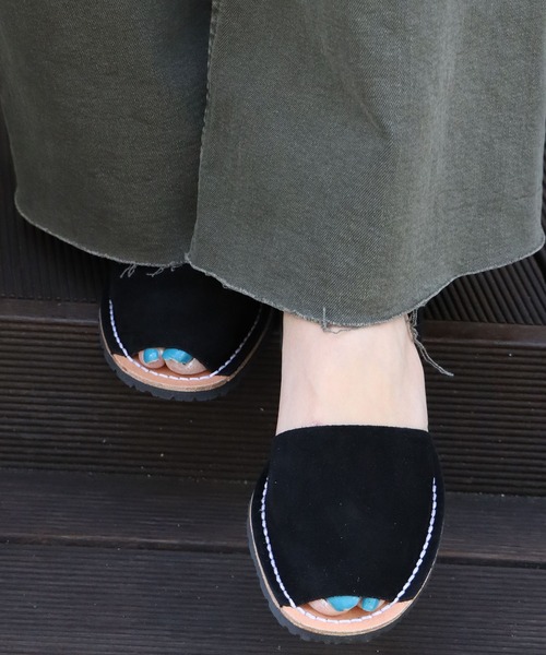 ROOPTOKYO（ループトウキョウ）の「SLADAN/スラダン SUEDE SANDALS スエード レザー サンダル フラットサンダル（サンダル・メンズ・ブラック/ベージュ/ブラウン・36/37）」の18枚目の写真