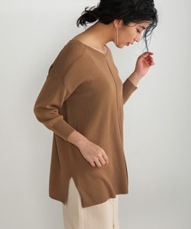 さらさらセンターラインニットTOPS