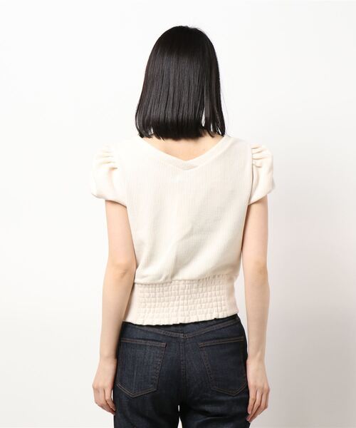 EDWIN（エドウィン）の「EDWIN LADIES パフスリーブ プルオーバー（シャツ/ブラウス・レディース・オフホワイト・SMALL/MEDIUM）」の3枚目の写真