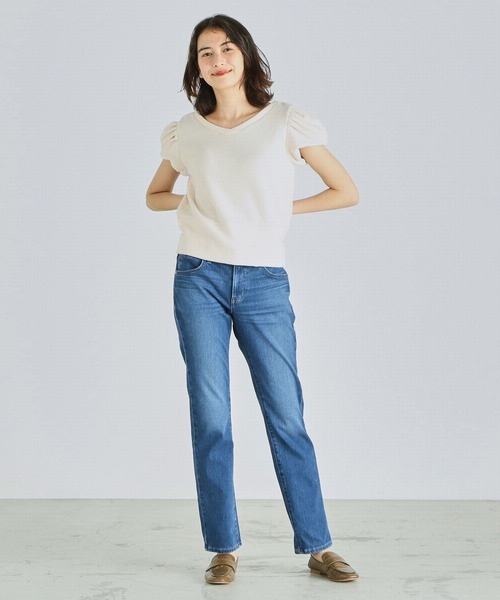 EDWIN（エドウィン）の「EDWIN LADIES パフスリーブ プルオーバー（シャツ/ブラウス・レディース・オフホワイト・SMALL/MEDIUM）」の7枚目の写真