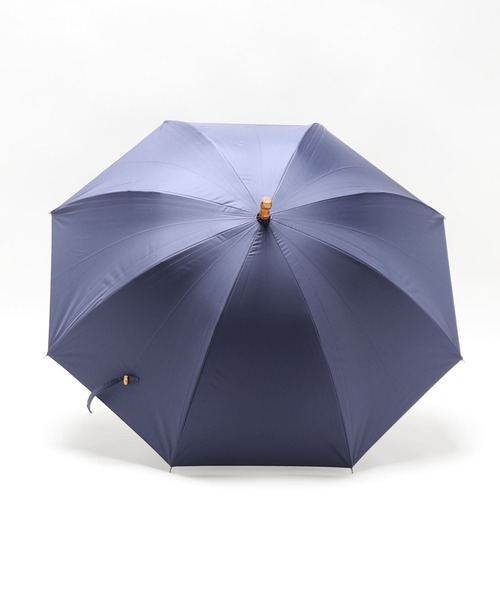 utatane（ウタタネ）の「日傘 完全遮光100％ 晴雨兼用 竹ハンドル55cm大判（長傘・レディース・ブラック/グレー/ネイビー/ベージュ/レッド/ピンク/ブルー/グリーン/マスタード/ラベンダー・FREE）」の11枚目の写真