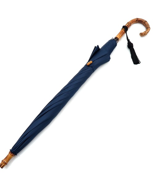 utatane（ウタタネ）の「日傘 完全遮光100％ 晴雨兼用 竹ハンドル55cm大判（長傘・レディース・ブラック/グレー/ネイビー/ベージュ/レッド/ピンク/ブルー/グリーン/マスタード/ラベンダー・FREE）」の22枚目の写真