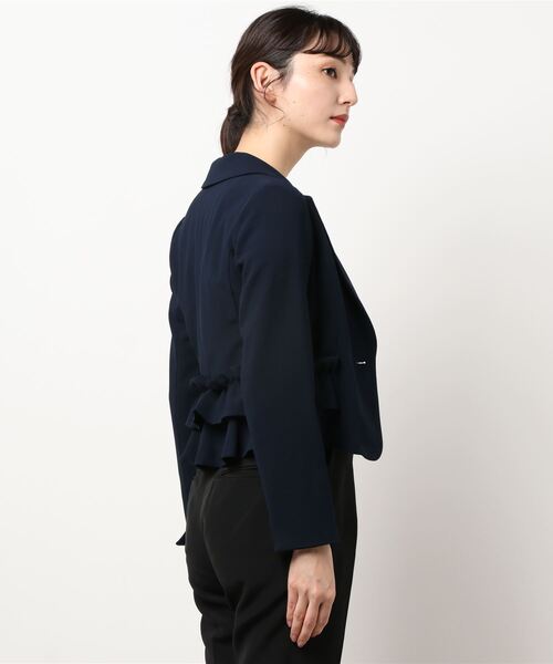 Dear Princess（ディアプリンセス）の「ミニヨンジェラート　テーラードジャケット（テーラードジャケット・レディース・ホワイト/ネイビー・MEDIUM/SMALL）」の3枚目の写真