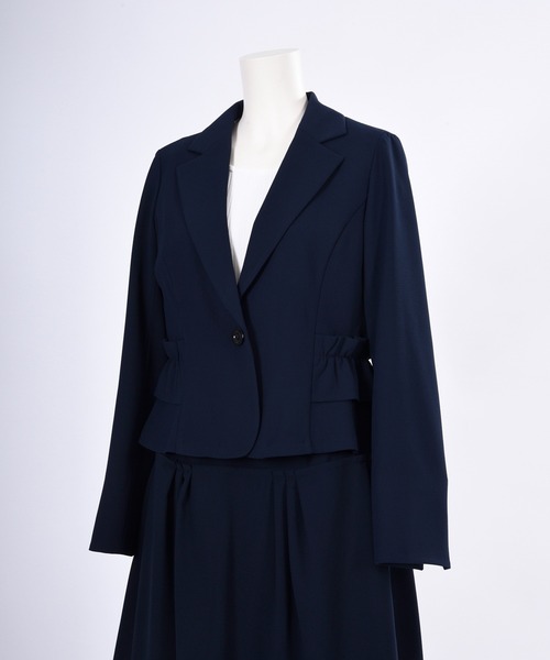 Dear Princess（ディアプリンセス）の「ミニヨンジェラート　テーラードジャケット（テーラードジャケット・レディース・ホワイト/ネイビー・MEDIUM/SMALL）」の2枚目の写真