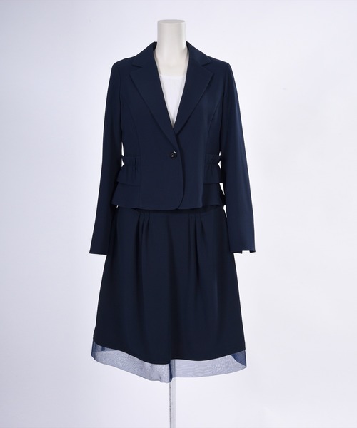 Dear Princess（ディアプリンセス）の「ミニヨンジェラート　テーラードジャケット（テーラードジャケット・レディース・ホワイト/ネイビー・MEDIUM/SMALL）」の6枚目の写真