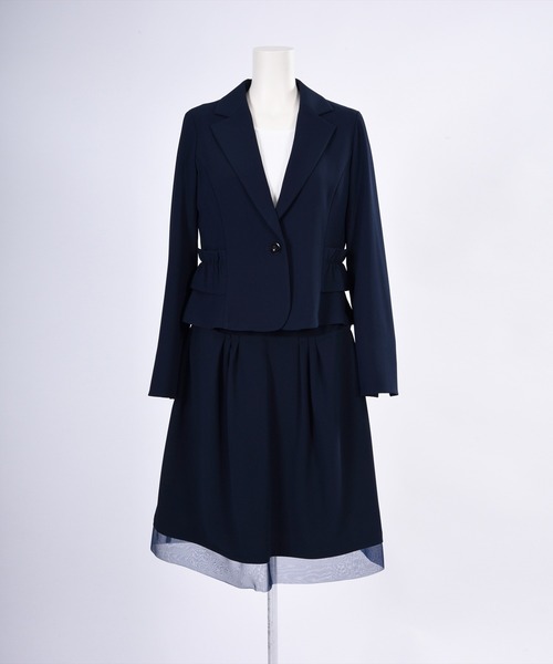 Dear Princess（ディアプリンセス）の「ミニヨンジェラート　テーラードジャケット（テーラードジャケット・レディース・ホワイト/ネイビー・MEDIUM/SMALL）」の7枚目の写真