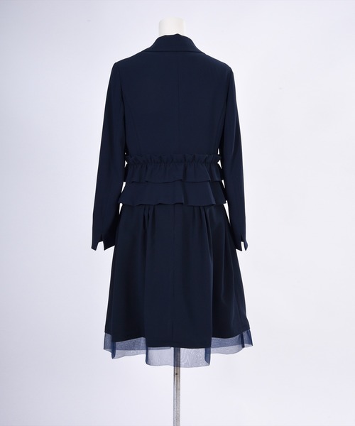 Dear Princess（ディアプリンセス）の「ミニヨンジェラート　テーラードジャケット（テーラードジャケット・レディース・ホワイト/ネイビー・MEDIUM/SMALL）」の16枚目の写真