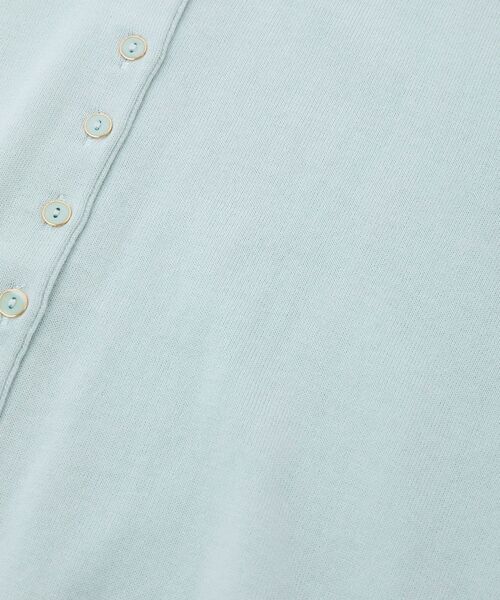 NIMES（ニーム）の「コンパクトスピン ボタンカーディガン（ニット/セーター・レディース・ベージュ/パープル/ミント/ブラック・99）」の12枚目の写真