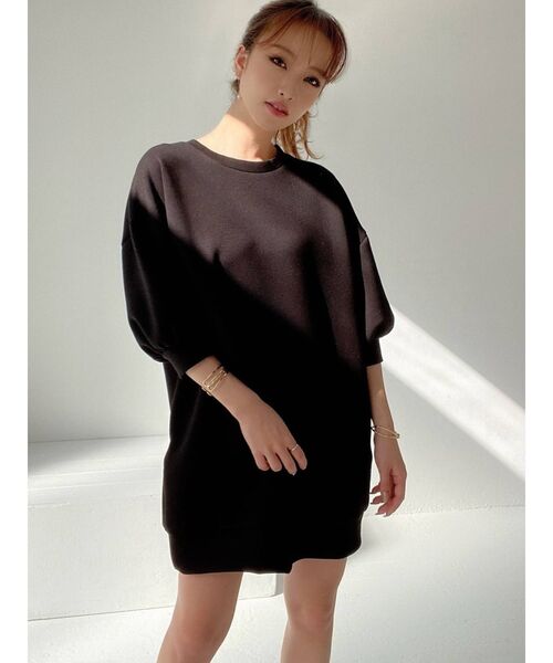 RESEXXY（リゼクシー）の「ボンディングミニワンピース（ワンピース・レディース・ブラック/ベージュ/ミント・FREE）」の17枚目の写真