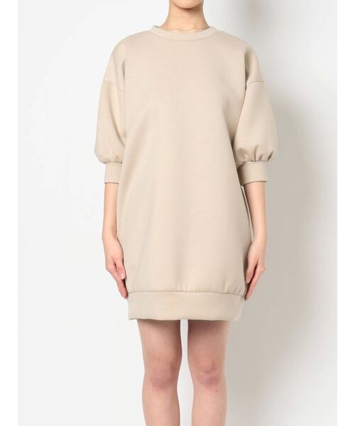 RESEXXY（リゼクシー）の「ボンディングミニワンピース（ワンピース・レディース・ブラック/ベージュ/ミント・FREE）」の5枚目の写真