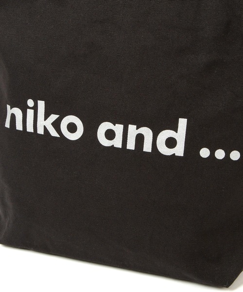 niko and...（ニコアンド）の「[WEB限定]ニコロゴトートバッグ2WAY（トートバッグ・レディース・ホワイト/ブラック・FREE）」の22枚目の写真