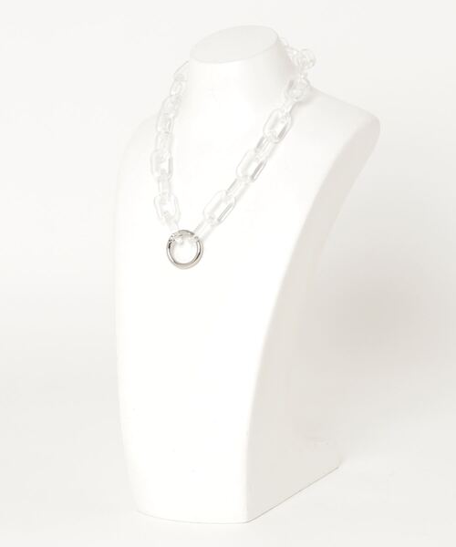 WEGO（ウィゴー）の「WEGO/クリアチェーンネックレス（ネックレス・レディース・その他1・FREE）」の4枚目の写真