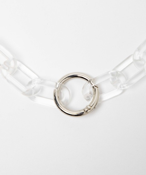 WEGO（ウィゴー）の「WEGO/クリアチェーンネックレス（ネックレス・レディース・その他1・FREE）」の2枚目の写真