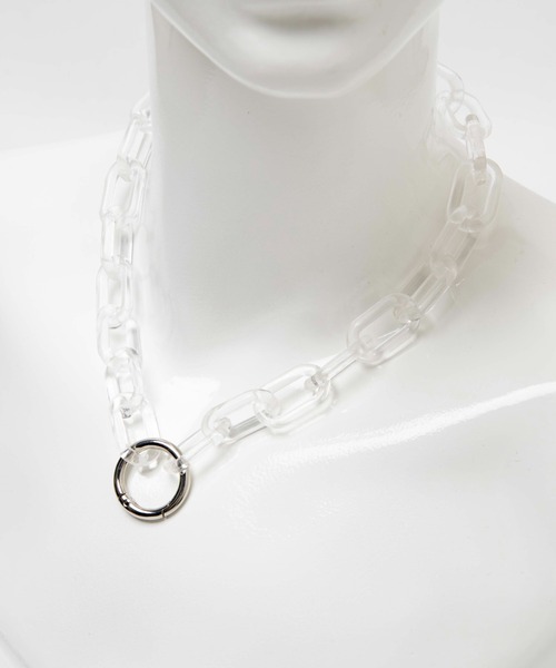 WEGO（ウィゴー）の「WEGO/クリアチェーンネックレス（ネックレス・レディース・その他1・FREE）」の3枚目の写真