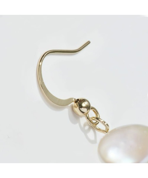 STELLAR　HOLLYWOOD（ステラハリウッド）の「ビッグバロックパールピアス（ピアス（両耳用）・レディース・ブラック/ホワイト・FREE）」の10枚目の写真