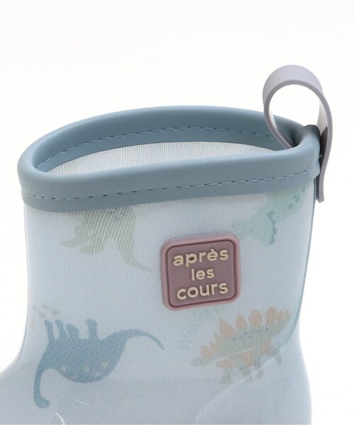 apres les cours（アプレレクール）の「きょうりゅう柄レインシューズ（レインシューズ・キッズ・サックスブルー・15 /16/18/17/14/19）」の3枚目の写真
