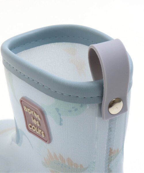 apres les cours（アプレレクール）の「きょうりゅう柄レインシューズ（レインシューズ・キッズ・サックスブルー・15 /16/18/17/14/19）」の4枚目の写真