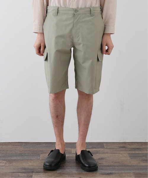 417 EDIFICE(フォーワンセブンエディフィス)の「【BIG SHIRTS / ビックシャツ】 カーゴショーツ(カーゴパンツ・メンズ・ブラック/グリーン・MEDIUM/LARGE)」の4枚目の写真