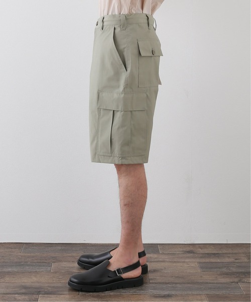 417 EDIFICE(フォーワンセブンエディフィス)の「【BIG SHIRTS / ビックシャツ】 カーゴショーツ(カーゴパンツ・メンズ・ブラック/グリーン・MEDIUM/LARGE)」の5枚目の写真