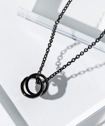 Tダブルリングネックレス