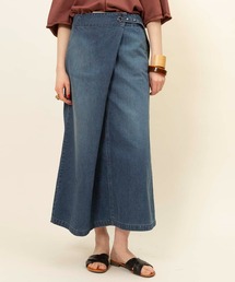 Johnbull（ジョンブル）の「デニムラップスカート（デニムスカート）」