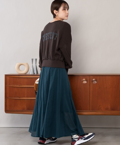 Auntie Rosa Holiday（アンティローザホリデー）の「フレアラインスカート（スカート・レディース・ブラック/ベージュ/ブルー/グリーン・FREE）」の16枚目の写真