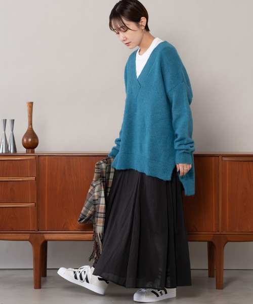 Auntie Rosa Holiday（アンティローザホリデー）の「フレアラインスカート（スカート・レディース・ブラック/ベージュ/ブルー/グリーン・FREE）」の8枚目の写真