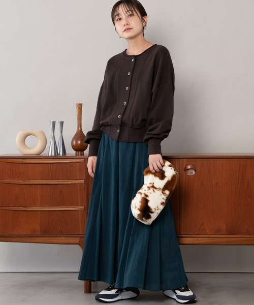 Auntie Rosa Holiday（アンティローザホリデー）の「フレアラインスカート（スカート・レディース・ブラック/ベージュ/ブルー/グリーン・FREE）」の20枚目の写真