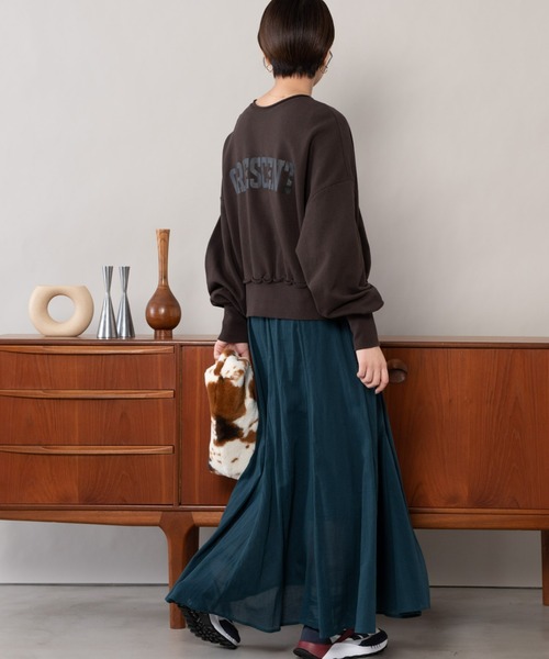 Auntie Rosa Holiday（アンティローザホリデー）の「フレアラインスカート（スカート・レディース・ブラック/ベージュ/ブルー/グリーン・FREE）」の17枚目の写真