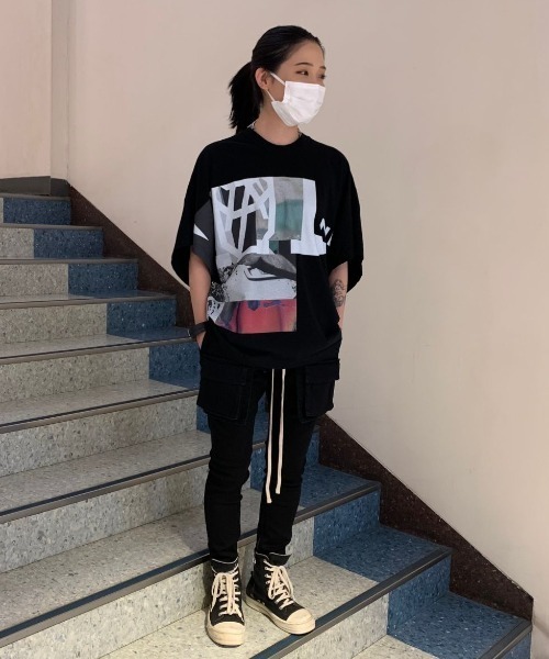 DANKE SCHON（ダンケシェーン）の「DankeSchon/ダンケシェーン/BIOWASH FLAP PANTS/バイオウォッシュフラップパンツ（その他パンツ・レディース・ブラック/グレー・LARGE/MEDIUM/SMALL/X-LARGE）」の15枚目の写真