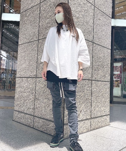 DANKE SCHON（ダンケシェーン）の「DankeSchon/ダンケシェーン/BIOWASH FLAP PANTS/バイオウォッシュフラップパンツ（その他パンツ・レディース・ブラック/グレー・LARGE/MEDIUM/SMALL/X-LARGE）」の16枚目の写真