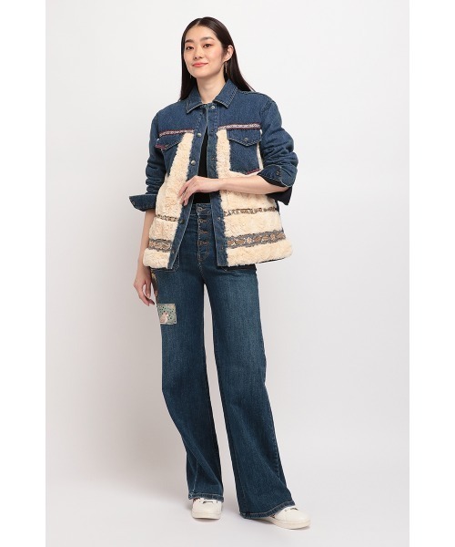 Desigual(デシグアル)の「デニムジャケット INUIT(デニムジャケット・レディース・ブルー・2L/SS/S/M/L)」の9枚目の写真