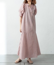 mystic | パフスリーブシャツワンピース(ワンピース)