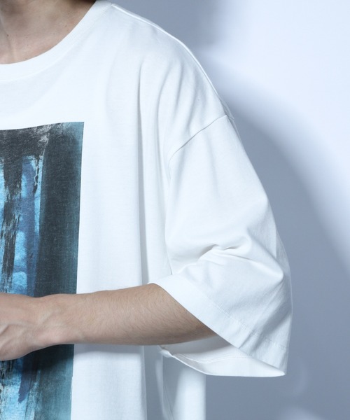 HARE（ハレ）の「グラフィックビッグプリントTEE by TAKESHI SUZUKI(HARE)（Tシャツ/カットソー・メンズ・ブラック/グレー/オフホワイト・SMALL/MEDIUM）」の17枚目の写真