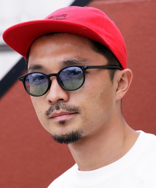 ANCHOR（アンカー）の「ボストン スリムフレーム サングラス（サングラス・メンズ・ブラック×グレー/ブラック×ブルー/ブラック×グリーン/ブラック系その他・FREE）」の4枚目の写真