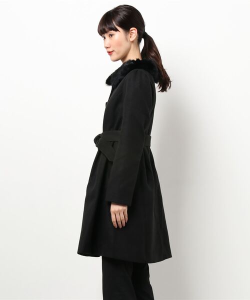 LODISPOTTO（ロディスポット）の「3wayコート（ステンカラーコート・レディース・ブラック/ベージュ・MEDIUM）」の6枚目の写真